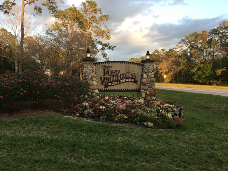 Disneys Fort Wilderness Campground Sign