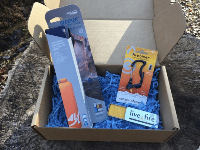 nomadik box of camping and outdoor gear