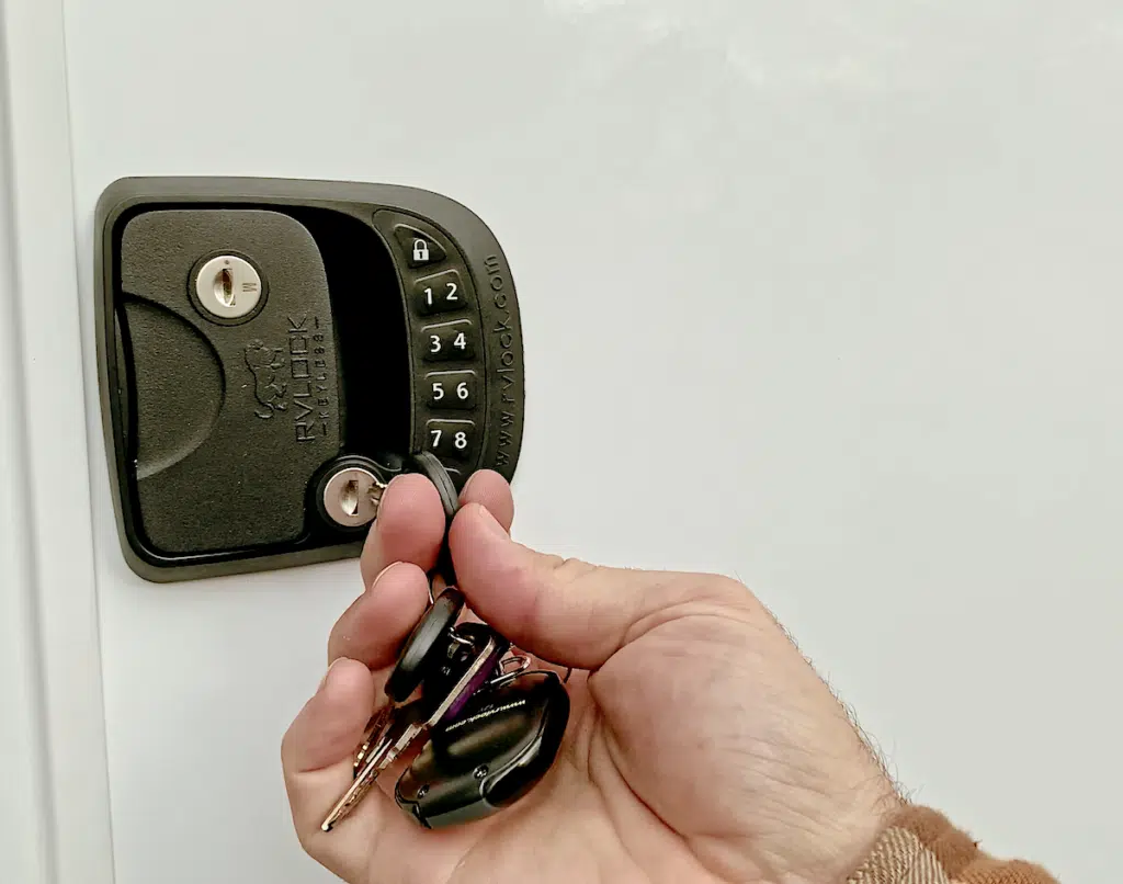 RV Lock Installation Step 9