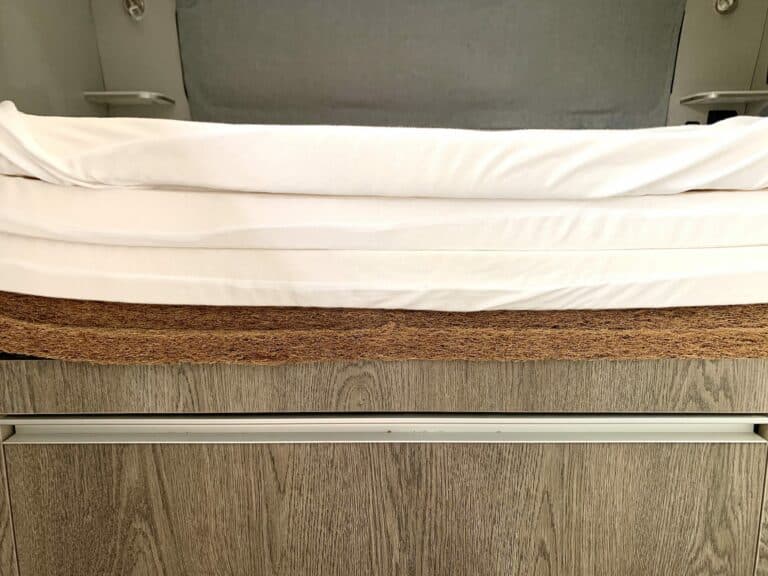 rv bed made from mattress toppers