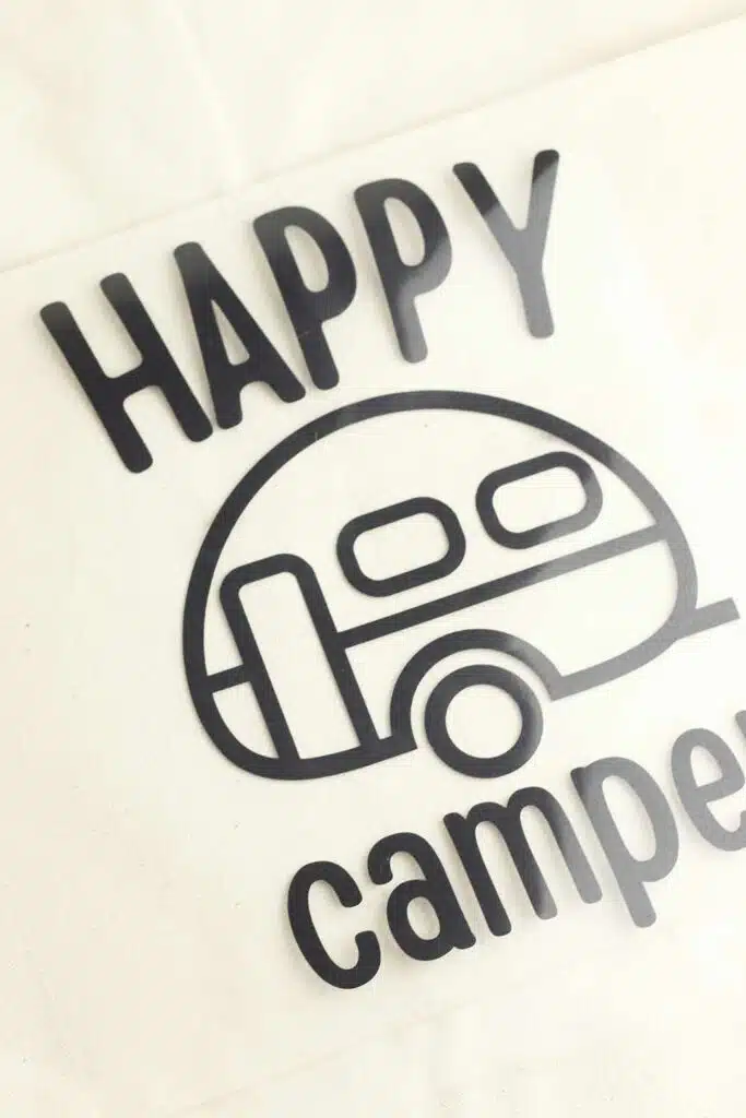 Happy Camper SVG Step 2