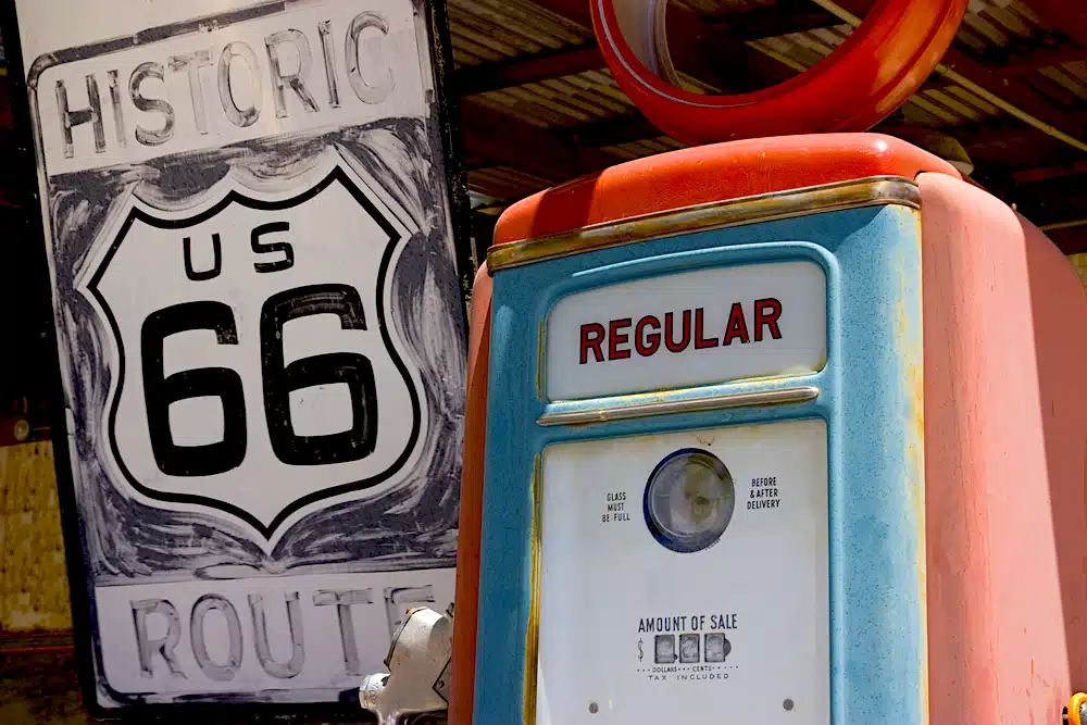 Vintage Gas Pump on Route 66