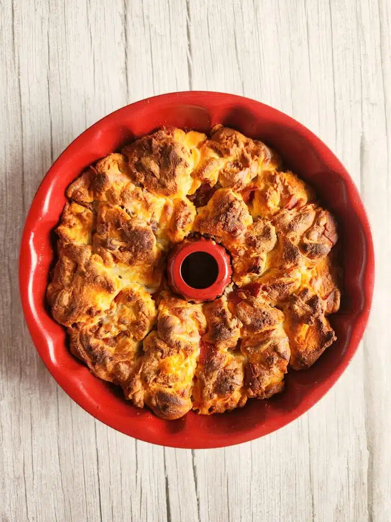 Step 5 baked Pull Apart Pizza Bread