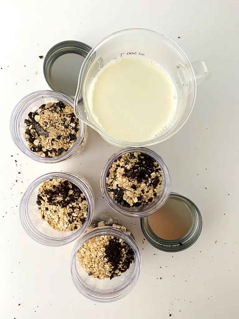 Cookies N Creme Overnight Oats Step 2