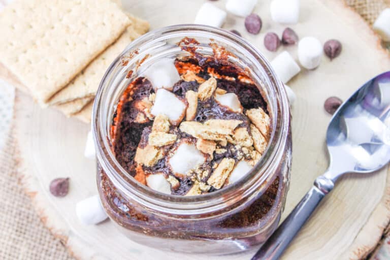 Gooey Microwave S’mores Mug Cake (No Campfire Needed!)