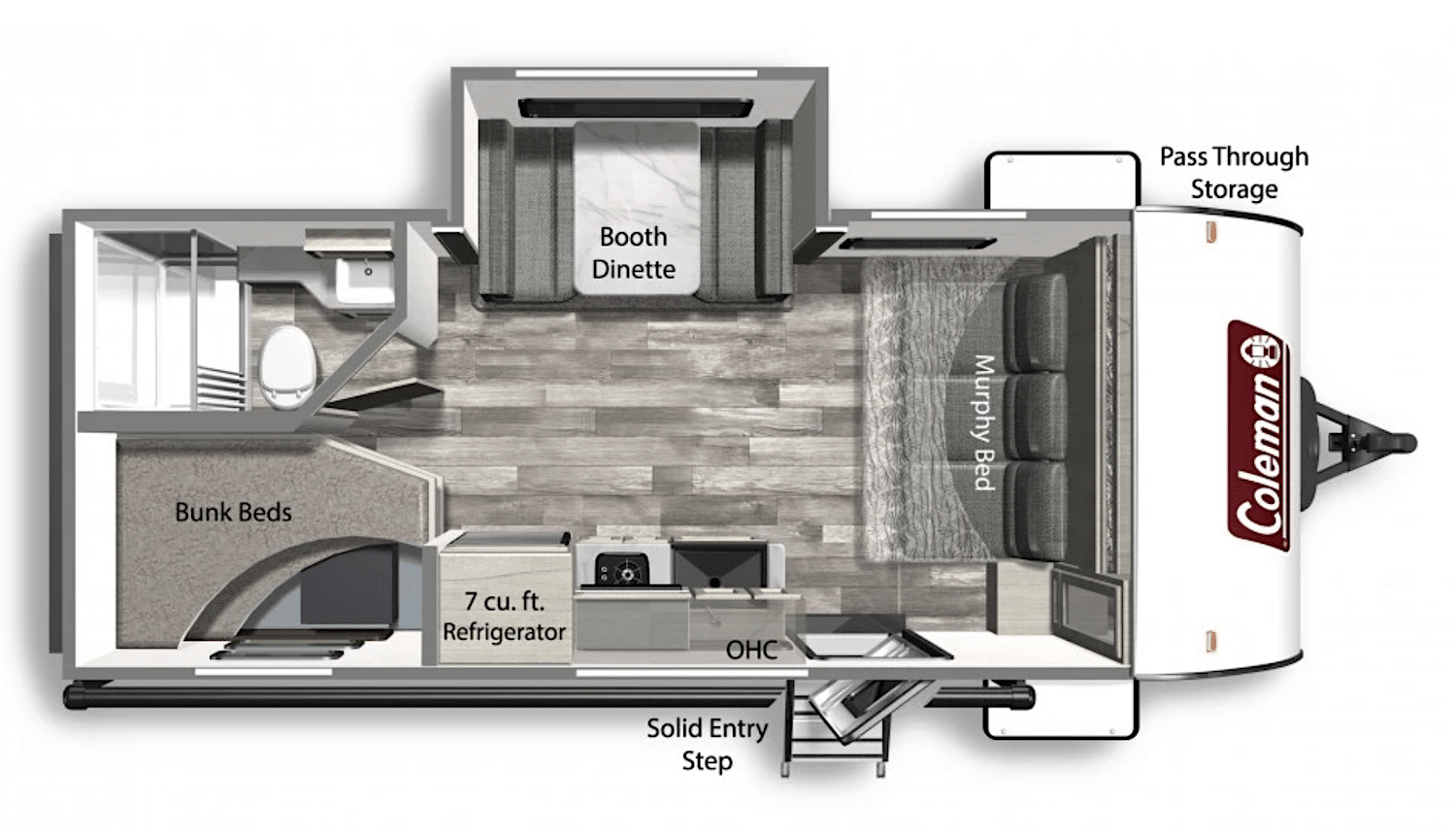 Best Bunkhouse Travel Trailers Under 30 Feet Couch Potato Camping