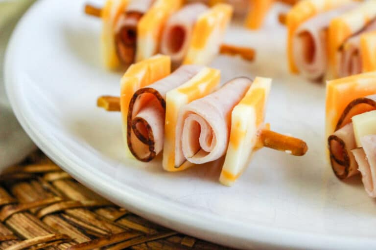 Ham and Cheese Skewers