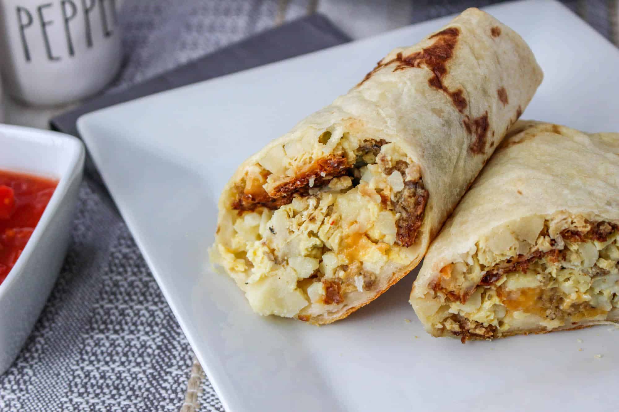 Slow Cooker Breakfast Burritos Couch Potato Camping