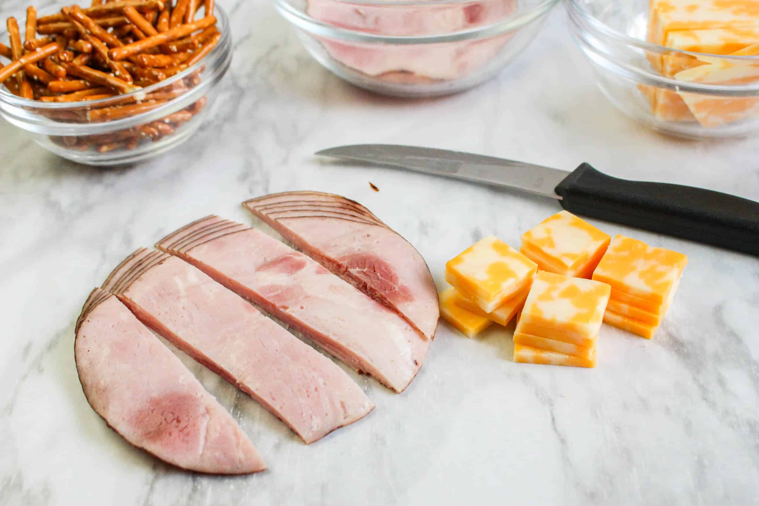 Ham and Cheese Skewers Couch Potato Camping