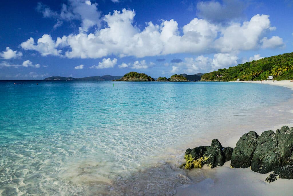Trunk Bay in Virgin Islands National Park on the island of St. John, United States