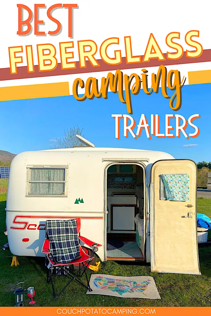 Best fiberglass camping trailers with bathrooms.