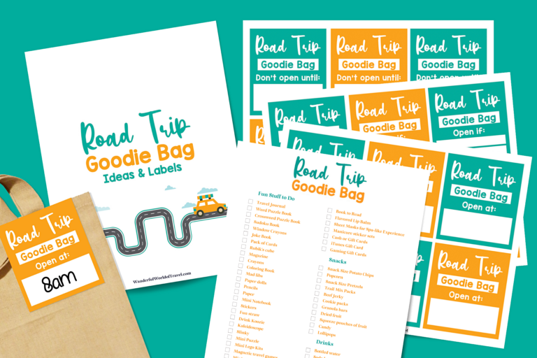 55 Road Trip Goodie Bag Ideas for Kids