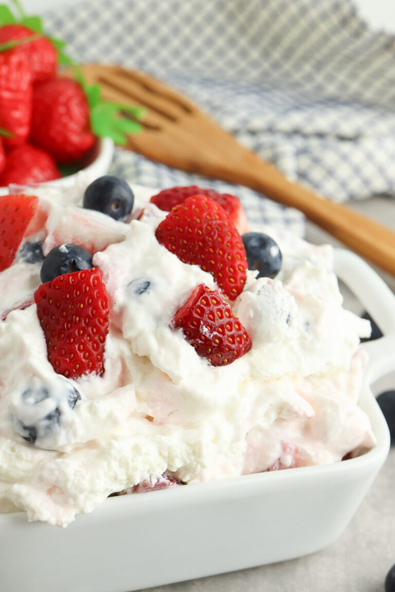 Sweet and Creamy Berry Cheesecake Salad